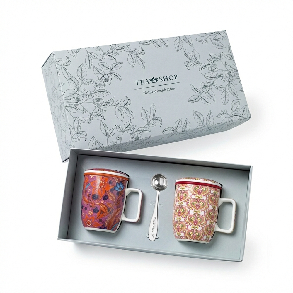 Set Tea Time Double Jaipur & Saffrom Bloom