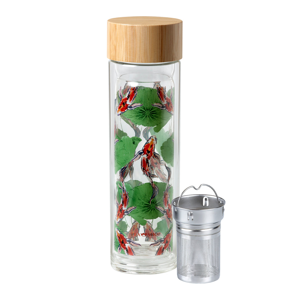 Botella de Vidrio Koi