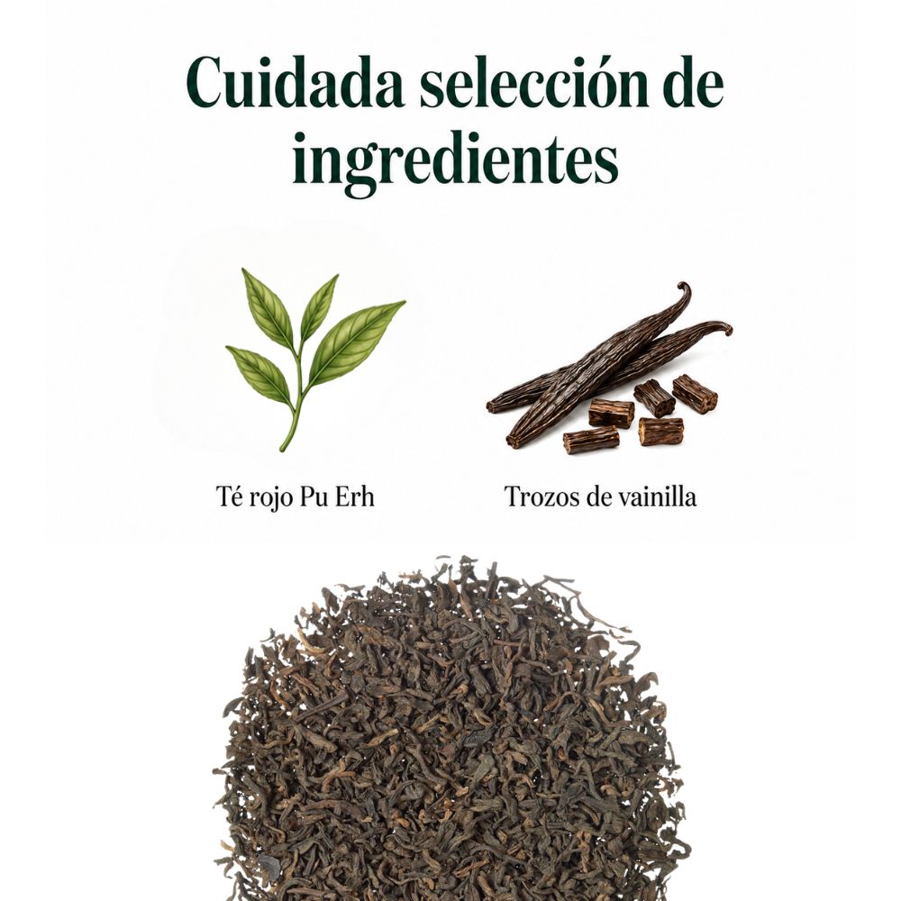 Chá Vermelho (Pu Erh) Vanilla