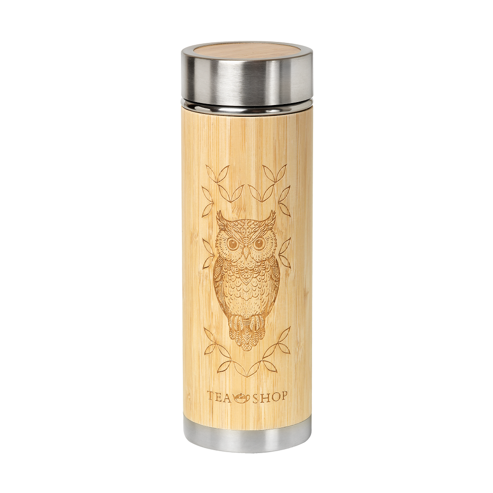 thermosflasche bambus Bambus-Thermosflasche Mystic Feathers