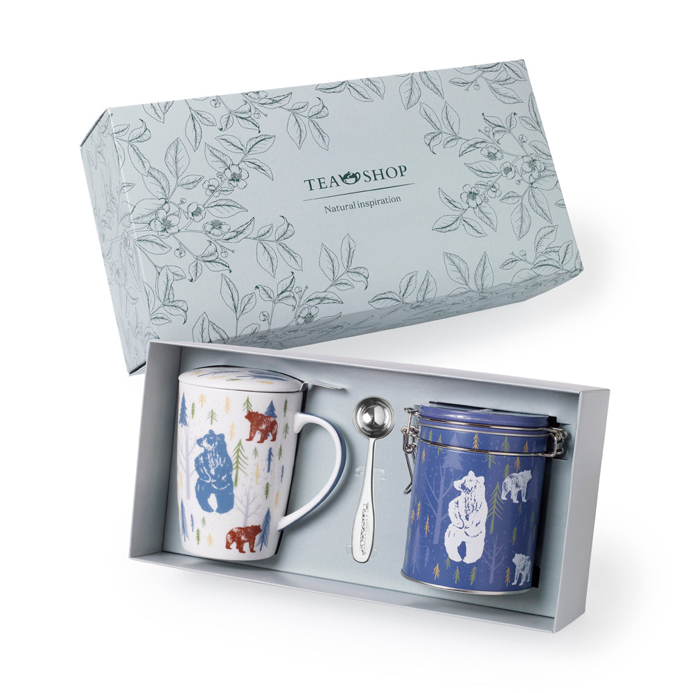 Set Tea Time Jumbo Bear Forest