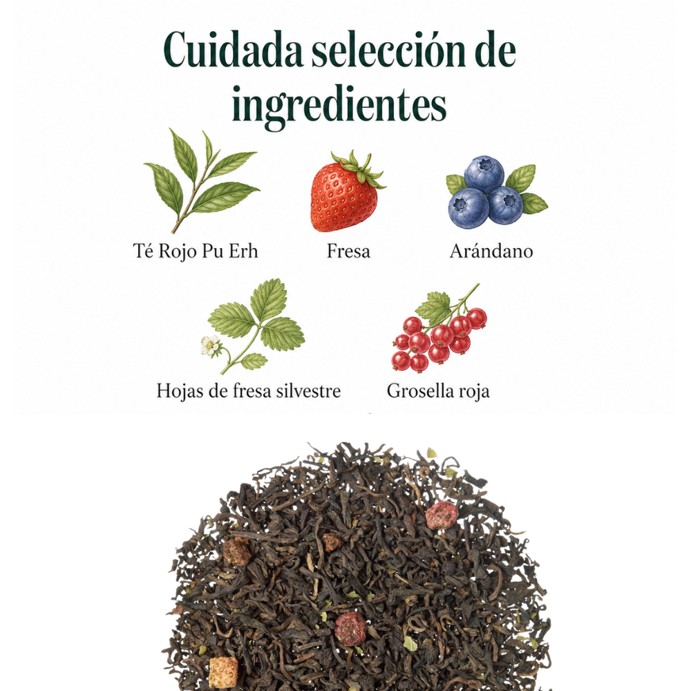 Te Vermell (Pu Erh) Frutas del Bosque