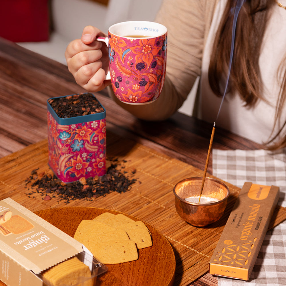 Set Tea Time Saffrom Bloom