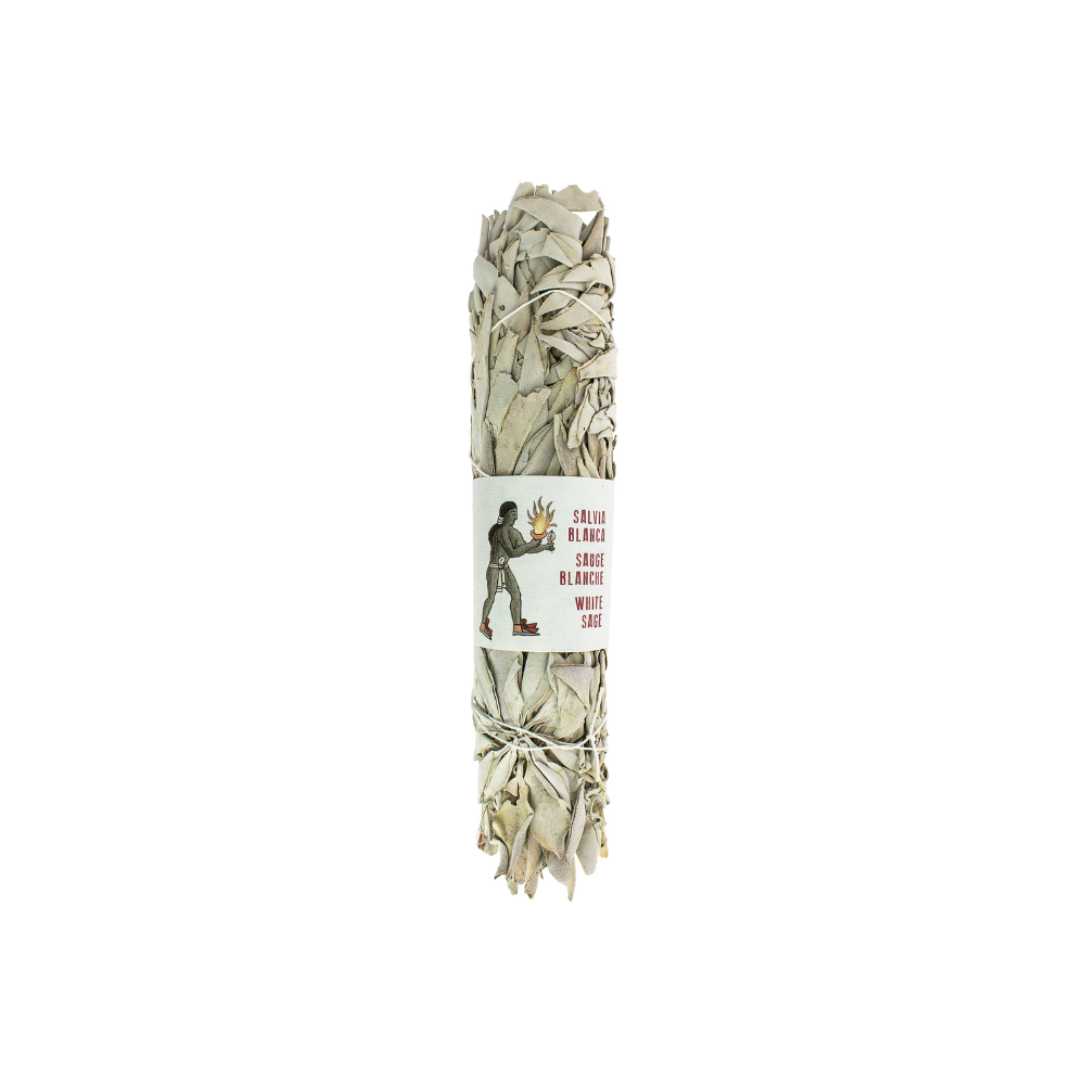 Manojos De Salvia Blanca De 4 Pulgadas Hechos A Mano - Salvia Fresca Y Natural De California Con Instrucciones Y Bendiciones - Vara De Salvia Para Limpiar La Energía Negativa De