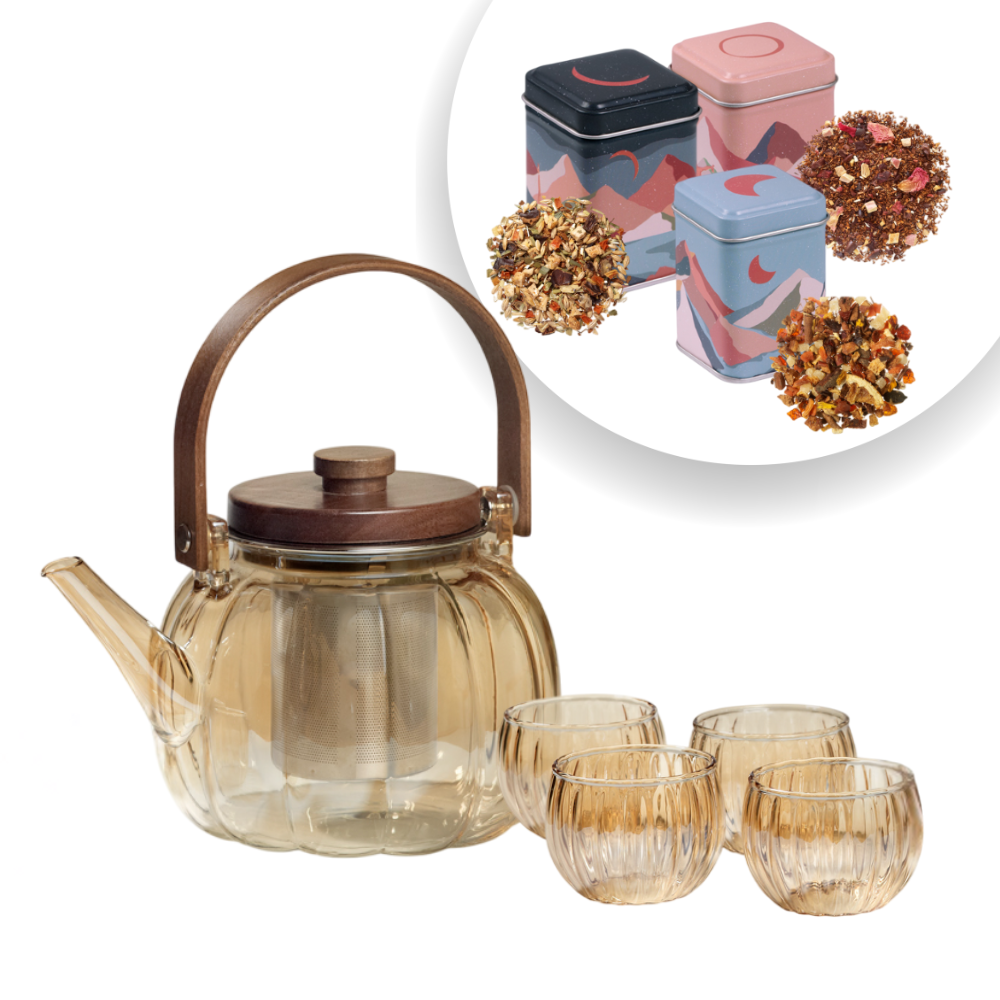 Set Pumpkin Teapot + 3 Minitins Offerts