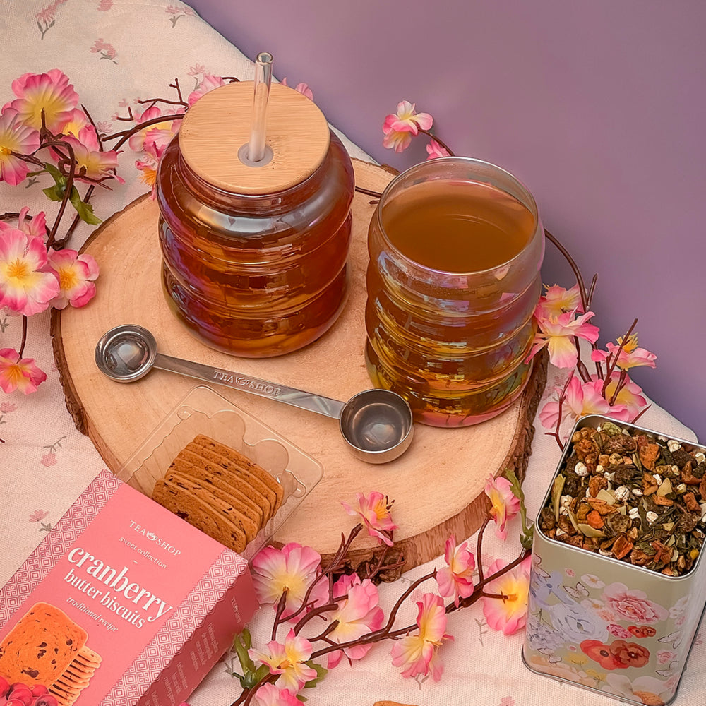 Taza de cristal Aurora Cloud