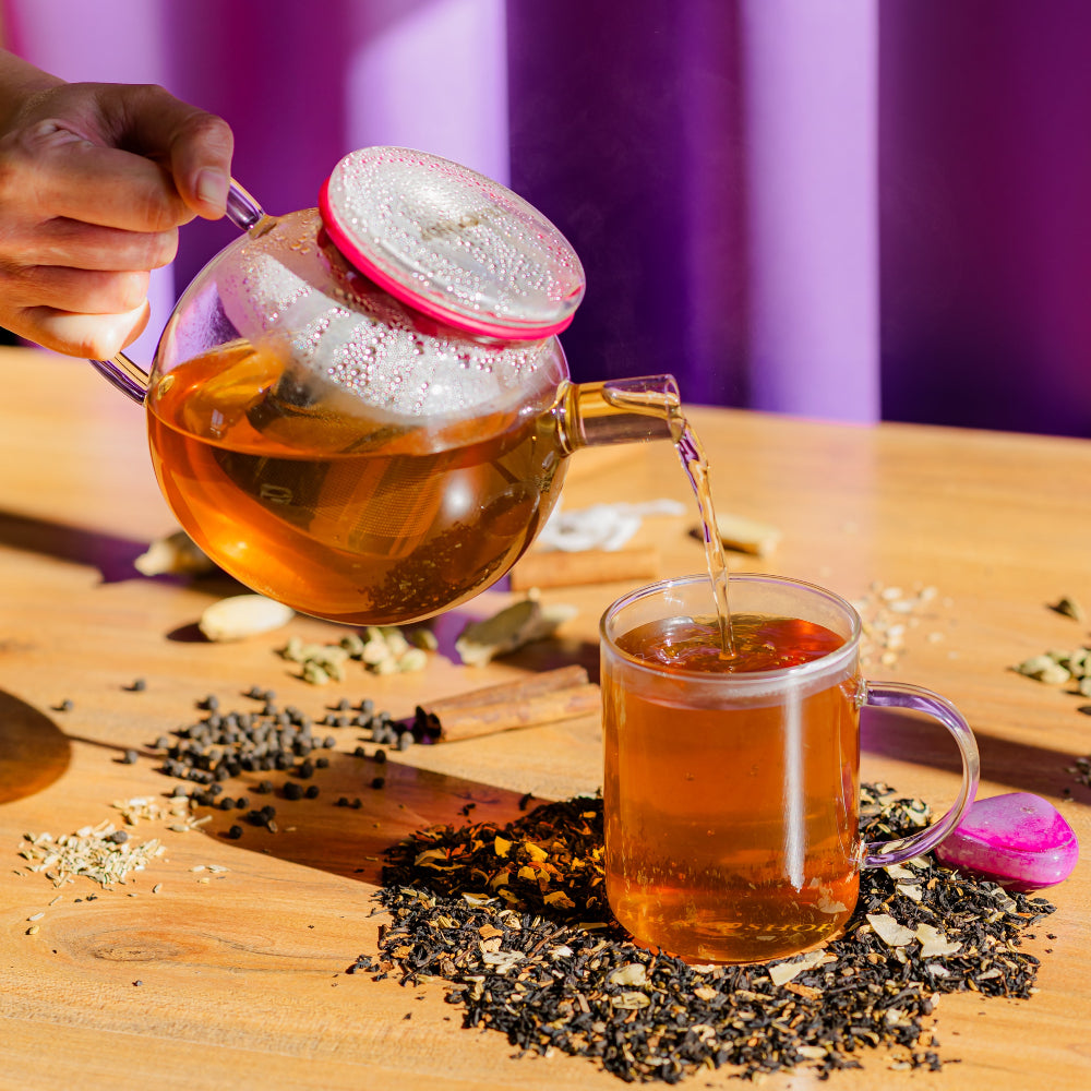 All in One Teapot Berry 1L