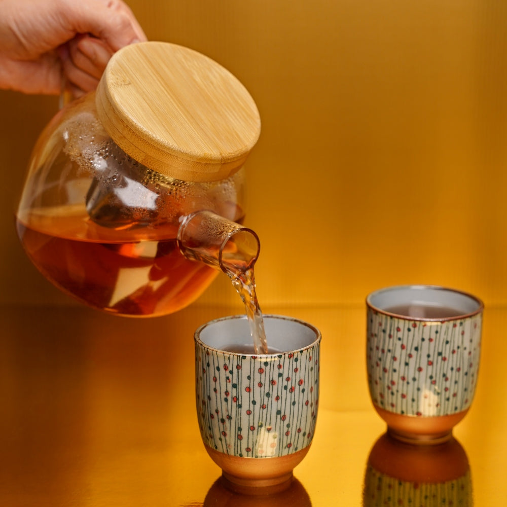 All in One Teapot Bamboo 1L