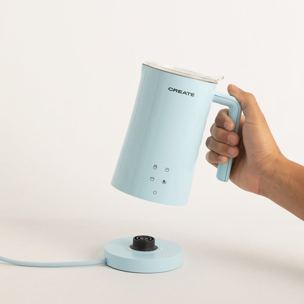 Electric Milk Frother Blue