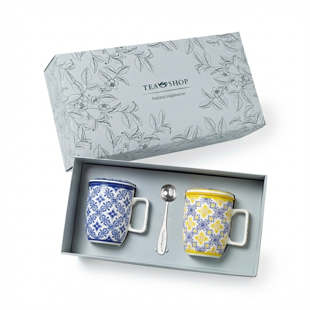 Set Tea Time Double Azulejo Portugués 