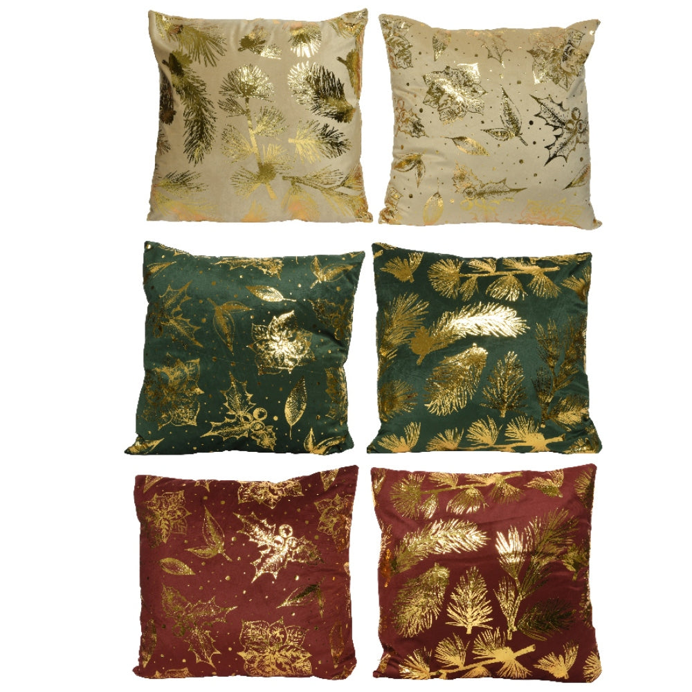 Velvet cushion 50 cm assorted