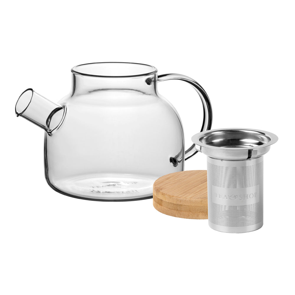 All in One Teapot Bamboo 1L