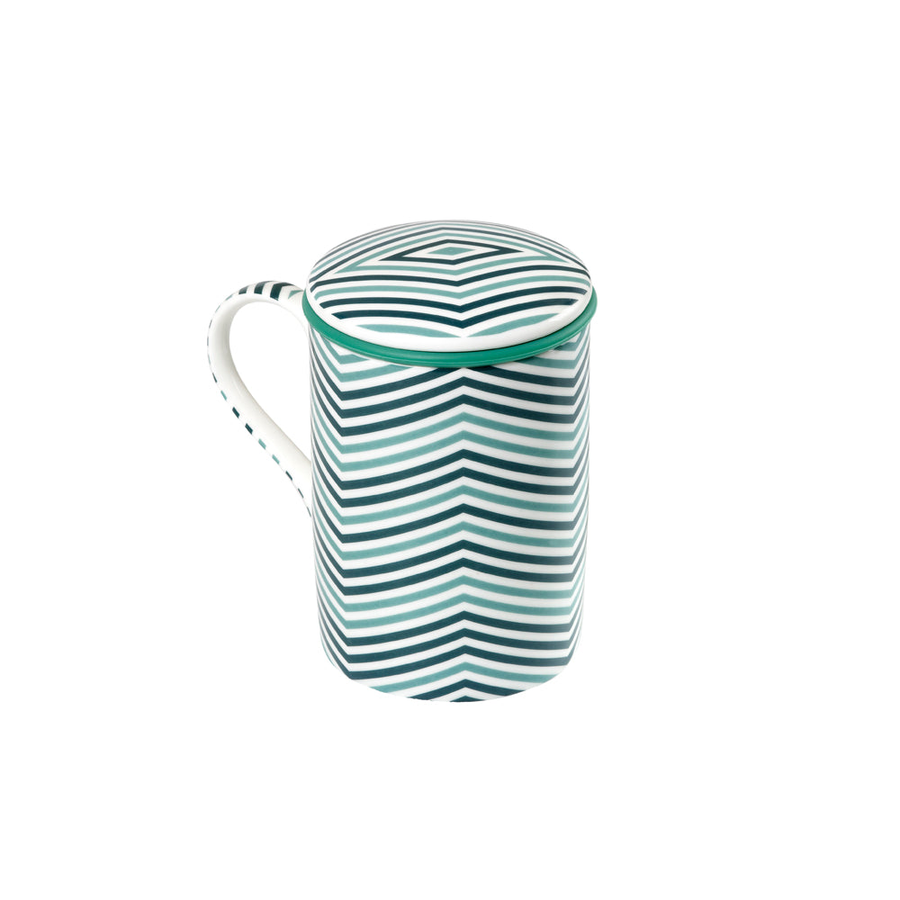 Mug Classic Green Chevron