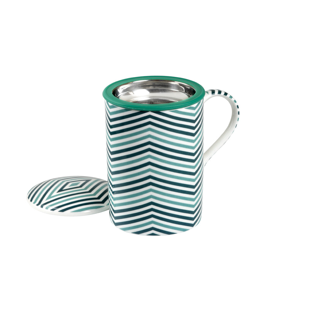 Mug Classic Green Chevron