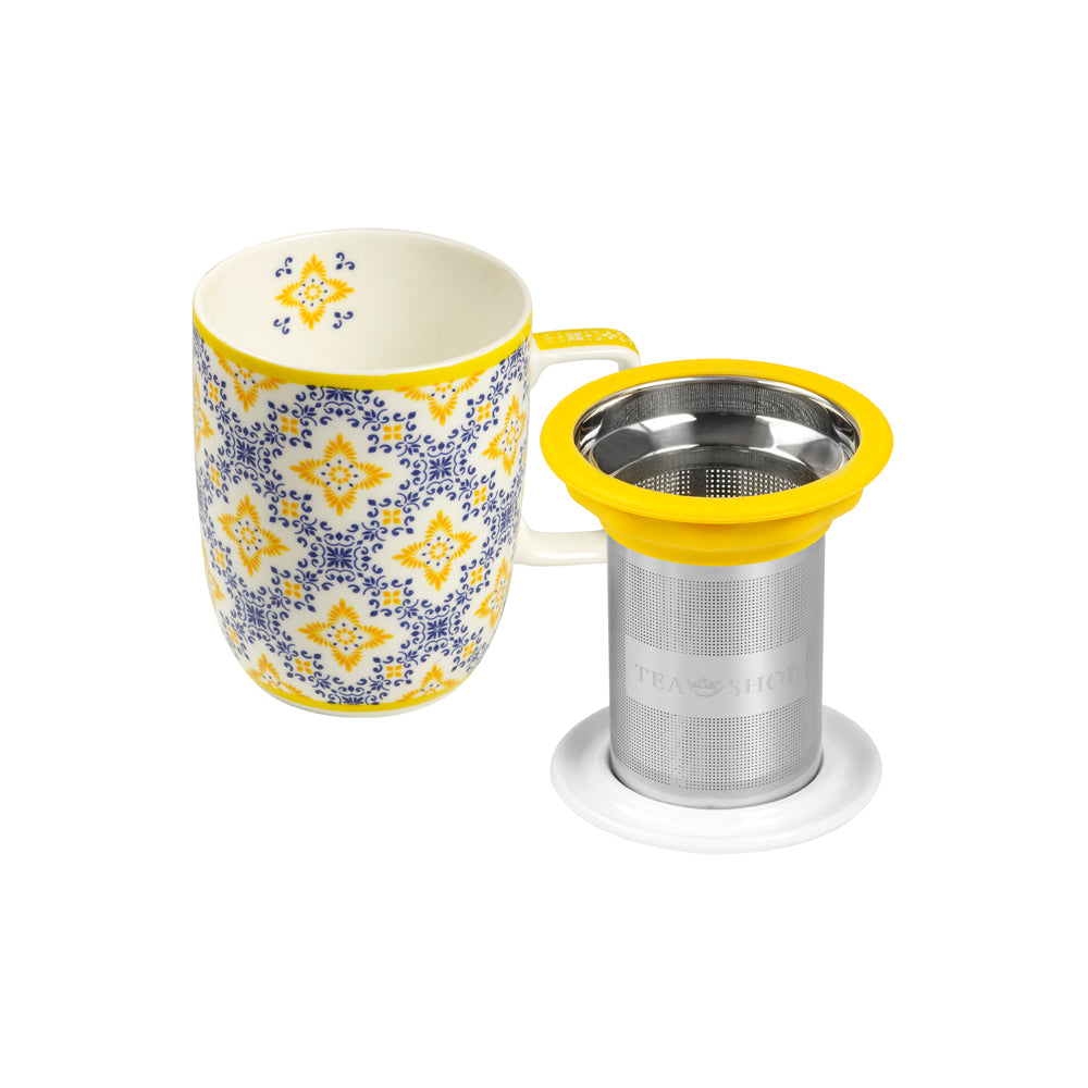 Mug Harmony Azulejo Portugués Amarillo