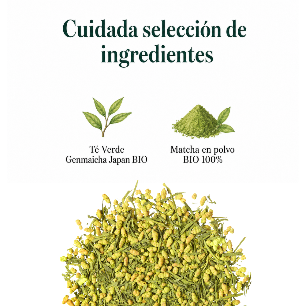 Thé Vert Matcha Genmaicha Japan Organic