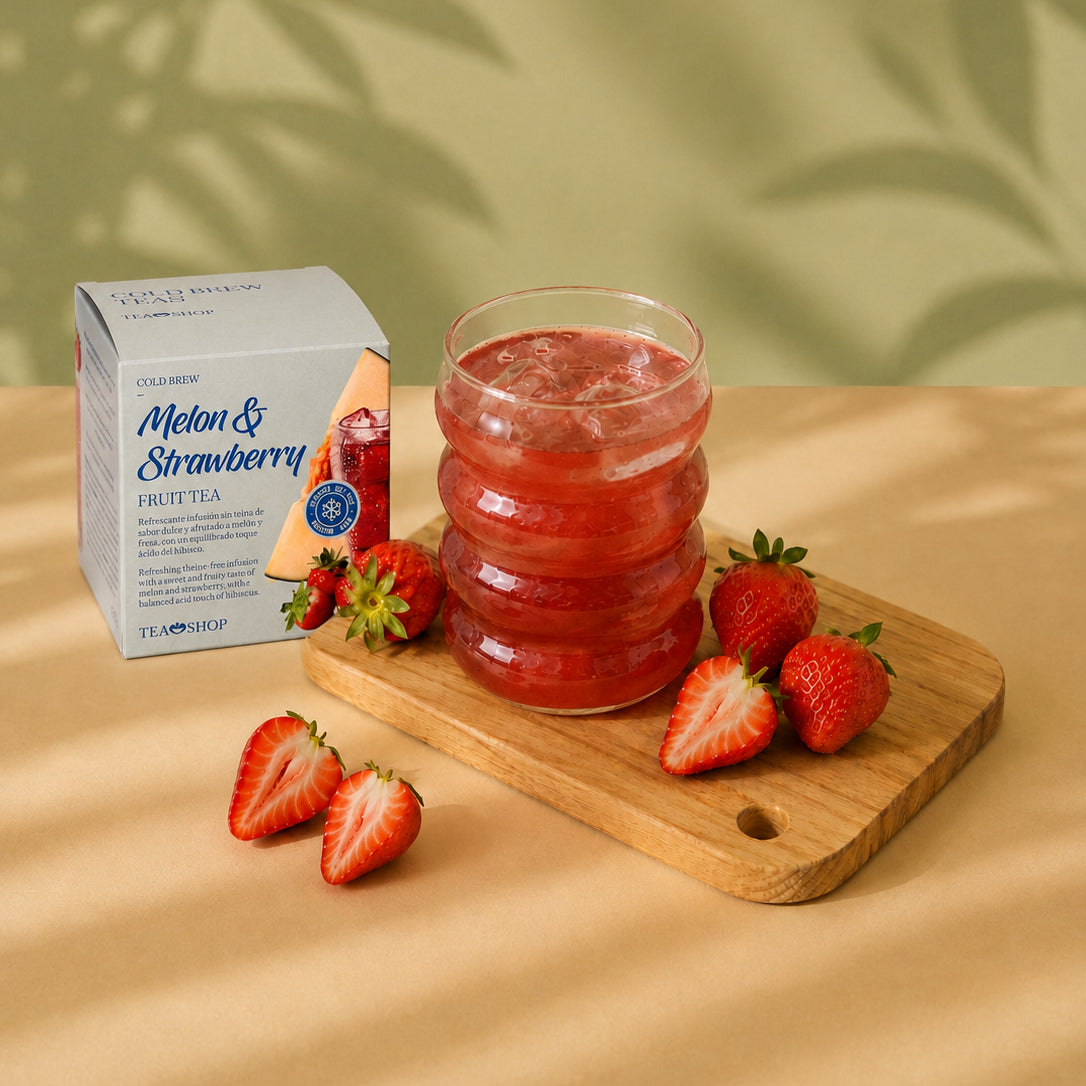 Kalt aufgegossener Tee – Melon & Strawberry
