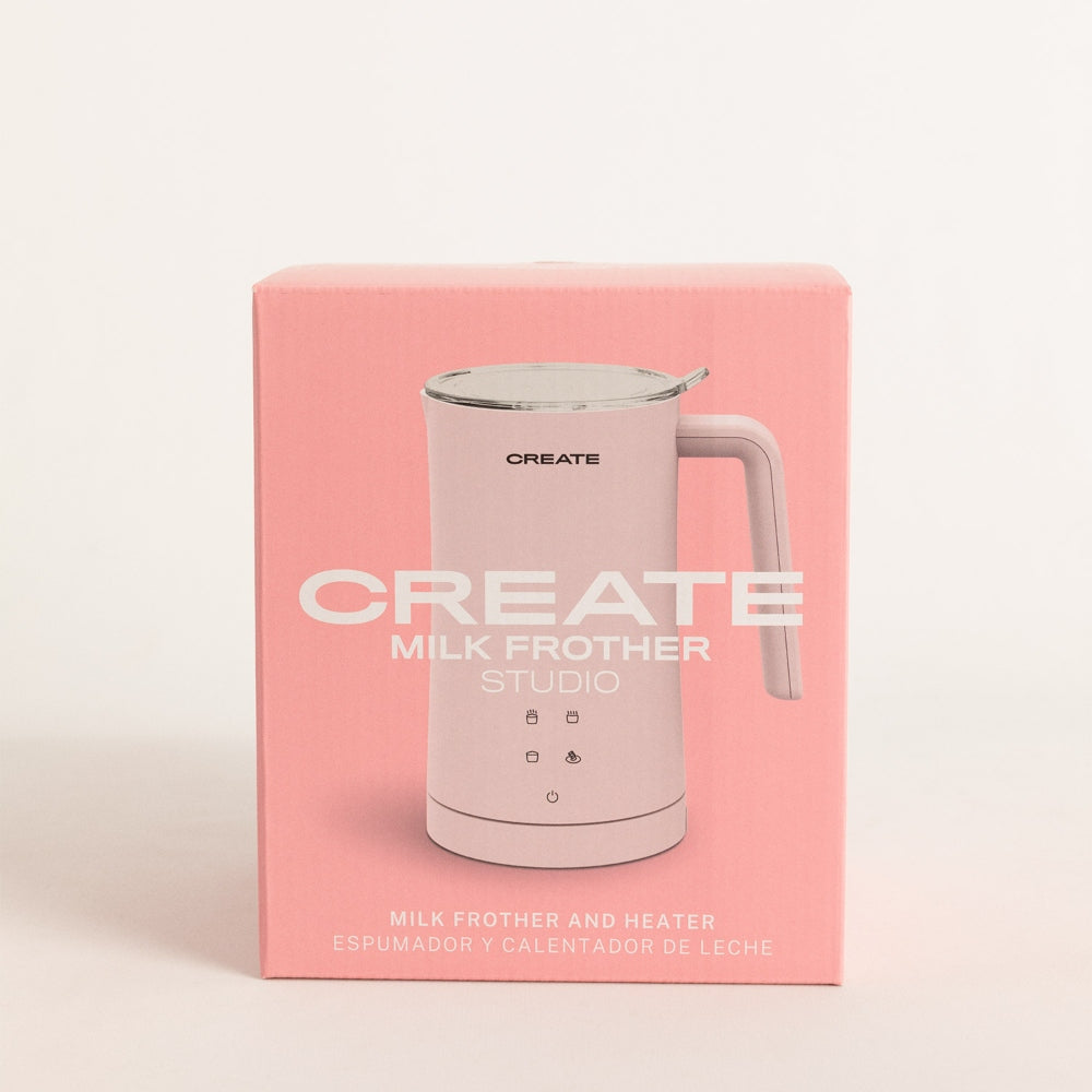 Electric Milk Frother Pink