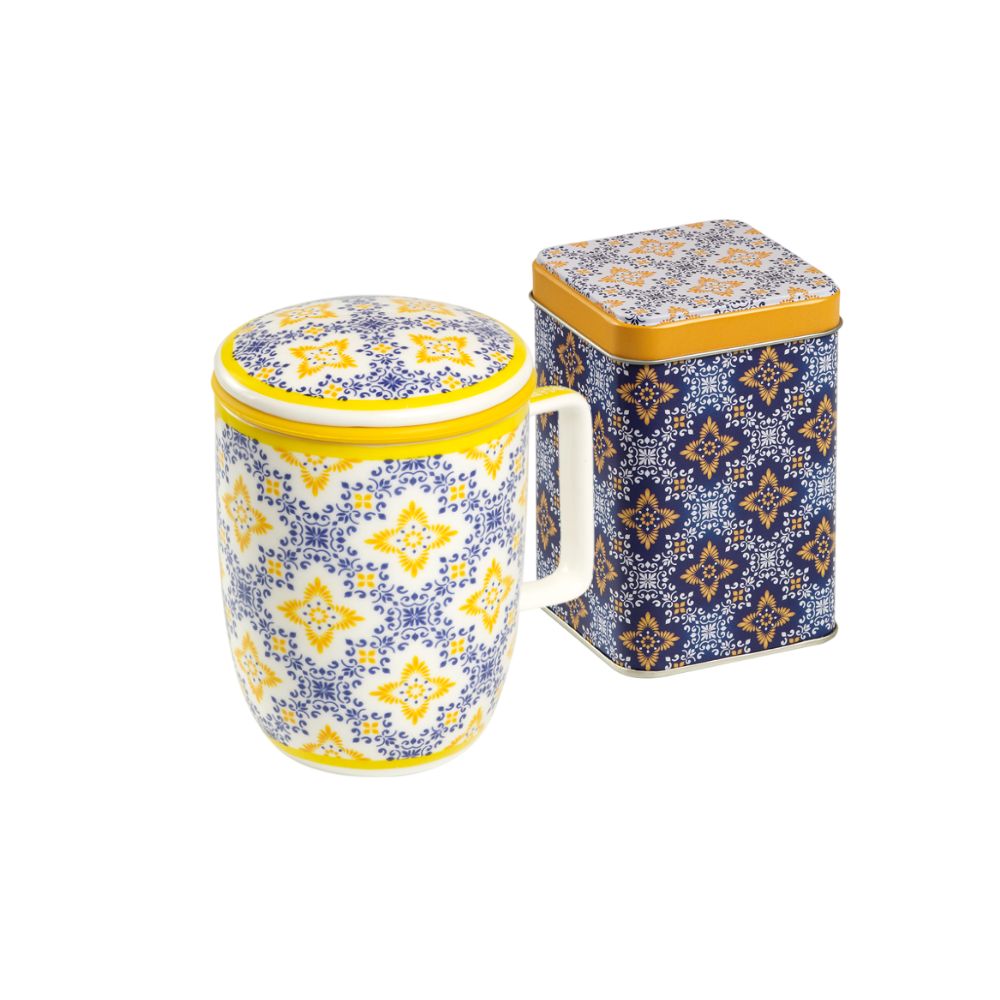 Set Azulejo Portugués Amarillo