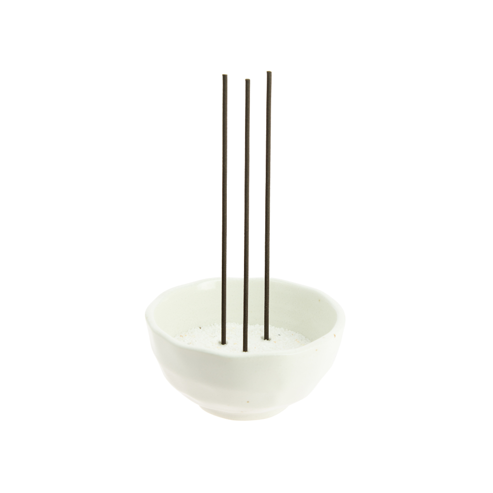 Shiroi Ceramic Incense Holder